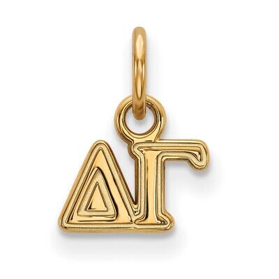Delta Gamma Extra Small Pendant Gold-plated Silver GP001DG, MPN: GP001DG, 886774889542