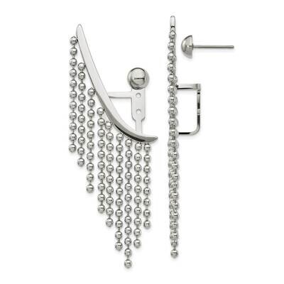 Dangle Adjustable Post Ear Climbers Stainless Steel Polished SRE1345, MPN: SRE1345, 191101868764