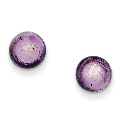 Lavender Italian Murano Earrings Sterling Silver MUR79, MPN: MUR79, 883957580609