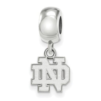 University of Notre Dame x-Small Dangle Charm Bead Sterling Silver SS033UND, MPN: SS033UND, 1911011…