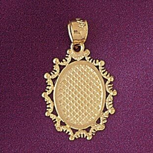 Dazzlers Jewelry Engravable Pendant Necklace Charm Bracelet in Yellow, White or Rose Gold 5780, MPN…