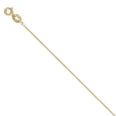 Leslie&#39;s Baby Box Chain 18 Inch - 10k Gold HB-5108-18, MPN: 5108-18, 886774568805