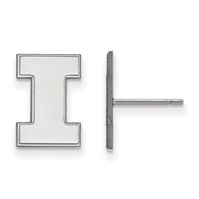 University of Illinois Small Post Earring Sterling Silver SS009UIL, MPN: SS009UIL, 886774708034