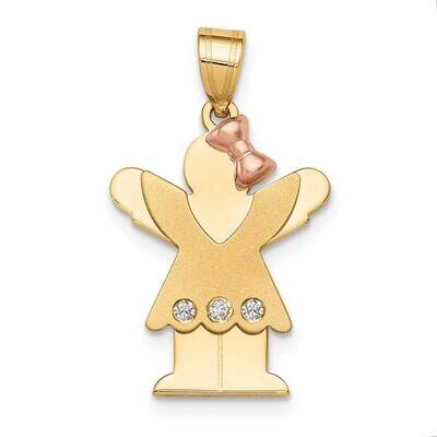 AAA Diamond Kid Pendant 14k Two-tone Gold XK479AAA, MPN: XK479AAA, 883957117393