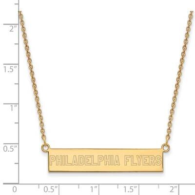 Philadelphia Flyers Small Bar Necklace Gold-plated Sterling Silver GP033FLY-18, MPN: GP033FLY-18, 1…