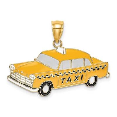 Taxi Charm 14k Gold Enamel K7061, MPN: K7061, 637218142446