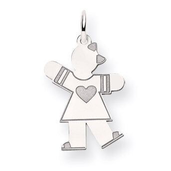 Kid Charm 14k White Gold XK1149W, MPN: XK1149W, 883957485058