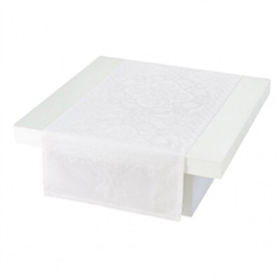 Le Jacquard Francais Azulejos White Runner 22 X 59 Inch 22974, MPN: 22974, 3660269229740