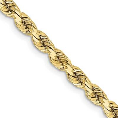 3.75mm Diamond-Cut Rope Chain 16 Inch 10k Gold 10K027-16, MPN: 10K027-16, 191101726897
