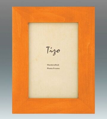 Tizo Antique Colors 4 x 6 Inch Wood Picture Frame - Orange, MPN: NC127OR46,