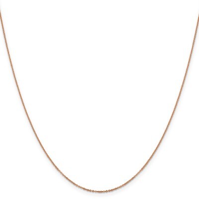 Leslie&#39;s 1.1 mm Flat Cable Chain 20 Inch 14k Rose Gold  HB-7167-20, MPN: 7167-20, 191101644252