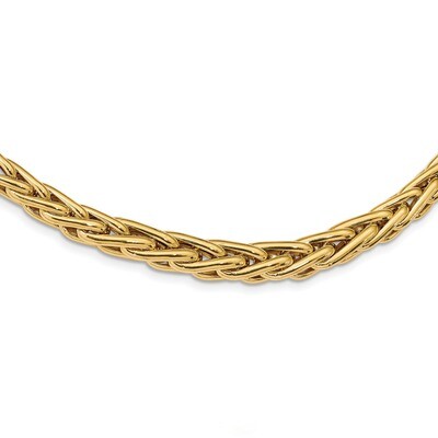 Leslie&#39;s Fancy Link Necklace 18 Inch 14k Gold Polished HB-LF1072-18, MPN: LF1072-18,