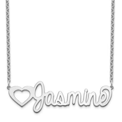 Customized Nameplate Necklace Sterling Silver XNA1051SS, MPN: XNA1051SS, 191101990243