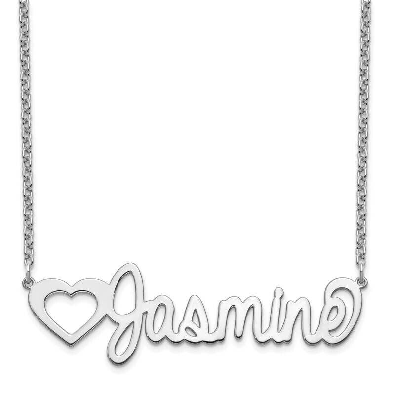 Customized Nameplate Necklace Sterling Silver XNA1051SS, MPN: XNA1051SS, 191101990243