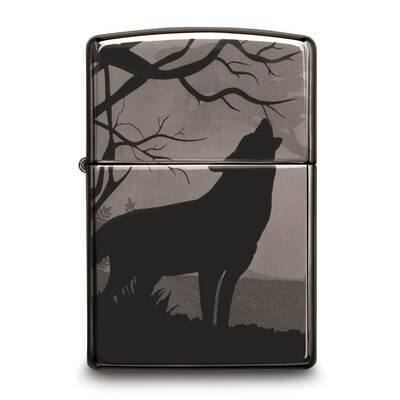 Zippo Black Ice Wolves Lighter GM25912, MPN: GM25912, 191693146257