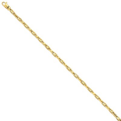 3.25mm Polished Fancy Link Chain 22 Inch 14k Gold LK736-22, MPN: LK736-22, 191101654534