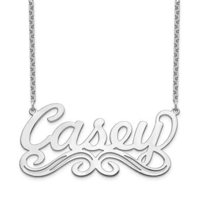 Nameplate Necklace Sterling Silver XNA1059SS, MPN: XNA1059SS, 191101990281