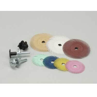 3M 2 Dia 120grit White Radial Bristle Disc Pack of 2 JT323, MPN: JT323,