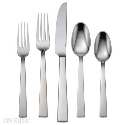 Oneida Aero 20 Piece Flatware Set T634020AL20, MPN: T634020AL20, 78737203957