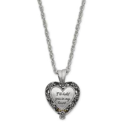 I&#39;Ll Hold You In My Heart Memorial Ash Holder 24 Inch Necklace Silver-tone GM18268, MPN: GM18268, 7…