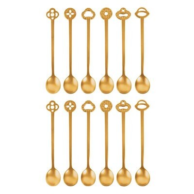 Sambonet Party Fashion Set 12 Party Spoons 52649N03, MPN: 52649N03,