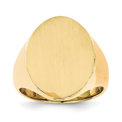 Men&#39;s Signet Ring 14k Gold RS118, MPN: RS118, 886774641607