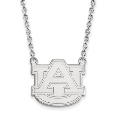 Auburn University Large Pendant with Necklace Sterling Silver SS016AU-18, MPN: SS016AU-18, 88677467…