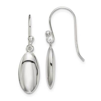 Oval Bead Dangle Earrings Sterling Silver QE14640, MPN: QE14640, 886774087870