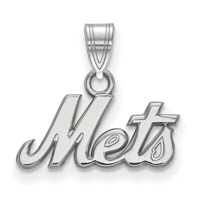 New York Mets Small Pendant 14k White Gold 4W014MET, MPN: 4W014MET, 886774840055