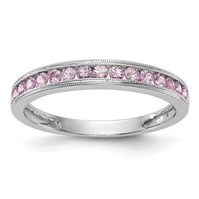 Pink Sapphire Band 14k White Gold RM3454B-PSAP-W, MPN: RM3454B-PSAP-W, 191101826962