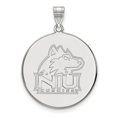 Northern Illinois University x-Large Disc Pendant 14k White Gold 4W035NIU, MPN: 4W035NIU, 886774846…