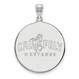 California Polytechnic State U x-Large Disc Pendant Sterling Silver SS002CPY, MPN: SS002CPY, 883957…