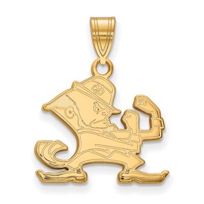 University of Notre Dame Medium Pendant Gold-plated Sterling Silver GP045UND, MPN: GP045UND, 191101…