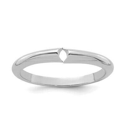 Round End 1/2 round Heavy Weight (High Shoulders) Shank 14k White Gold WGSH30, MPN: WGSH30,