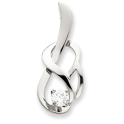 Diamond Slide Mounting 14k White Gold XSW415, MPN: XSW415, 191101545191