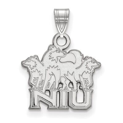 Northern Illinois University Small Pendant 10k White Gold 1W019NIU, MPN: 1W019NIU, 886774782225