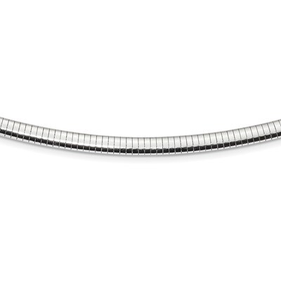16 Inch 5.2mm with 2 inch Extender Cubetto Chain Sterling Silver Rhodium-plated QG4224R-16, MPN: QG…