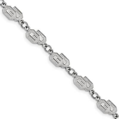 University of Oklahoma Logo Link with 1.5 In Extender Bracelet Stainless Steel ST515UOK, MPN: ST515…