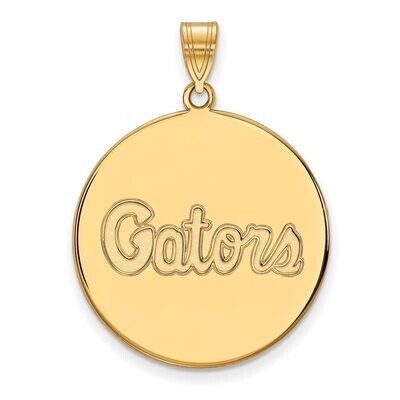 University of Florida x-Large Disc Pendant 10k Yellow Gold 1Y086UFL, MPN: 1Y086UFL, 886774823287