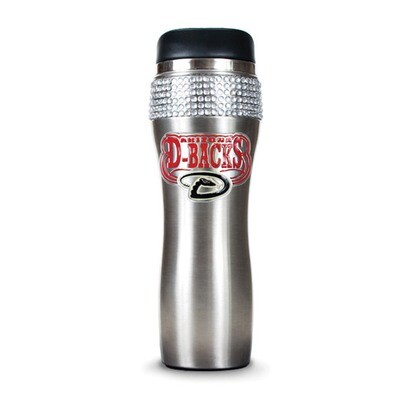 Diamondbacks Silver Jeweled 14oz Stainless Tumbler GC3991, MPN: GC3991, 89006554519