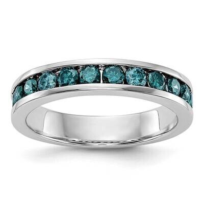 Blue Diamond Band 14k White Gold RM3438B-BD-072-WAA, MPN: RM3438B-BD-072-WAA,