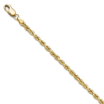 Leslie&#39;s 3.00mm Diamond Cut Rope Chain 22 Inch - 10k Gold HB-8005-22, MPN: 8005-22, 886774546582