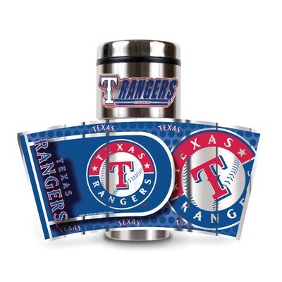 Rangers 360 Metallic Wrap 16oz Stainless Tumbler GC3817, MPN: GC3817, 89006340167