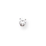 Complete Diamond Stud Earring 14k White Gold XW5AA-S, MPN: XW5AA-S, 883957227108