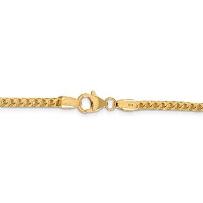 22 Inch 3mm Franco Chain 14k Yellow Gold FRA100-22, MPN: FRA100-22, 191101979958