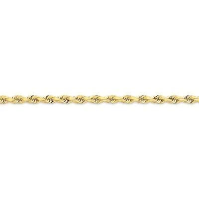 4mm Diamond-cut Quadruple Rope Chain 18 Inch 14k Gold QTR030-18, MPN: QTR030-18, 886774398198