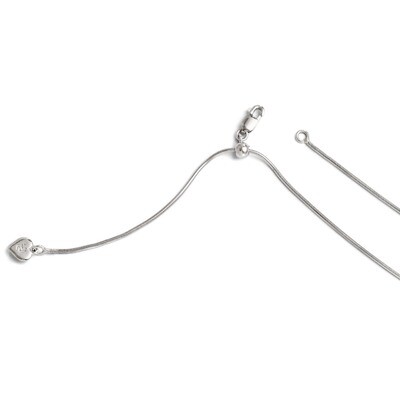 Leslie&#39;s Adjustable Snake Chain 22 Inch - Sterling Silver HB-FC21-22, MPN: FC21-22, 886774542072