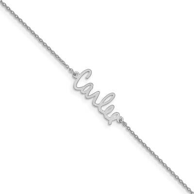 Signature Bracelet 7.5 Inch Sterling Silver Rhodium-plated XNA730SS, MPN: XNA730SS,