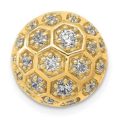 Si1/Si2, G H I, Honeycomb Chain Slide 14k Yellow Gold Lab Grown Diamond PM3890-050-YLG, MPN: PM3890…