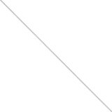 1.3mm Solid Diamond-cut Cable Chain 18 Inch 14k White Gold PEN146-18, MPN: PEN146-18, 883957146188